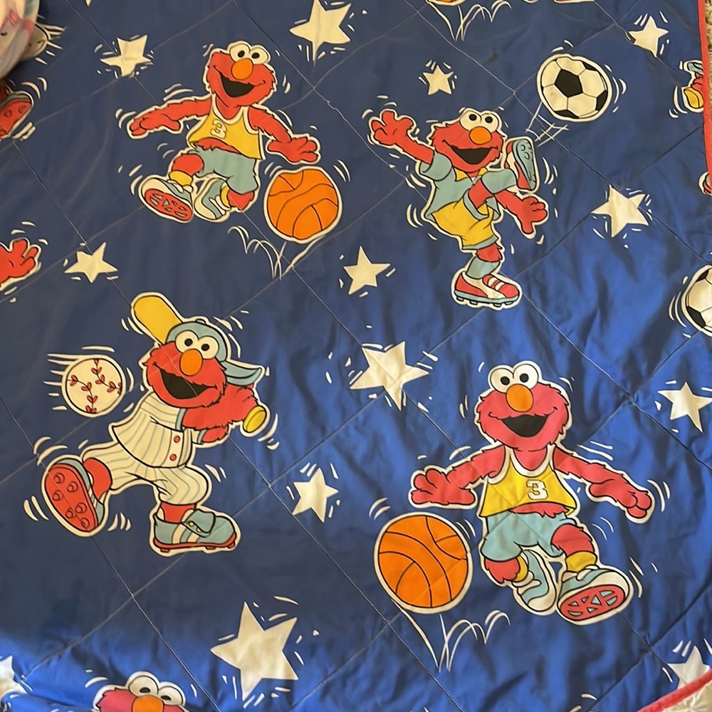 2005 Sesame Street Elmo Toddler Blanket - Picture 2 of 7